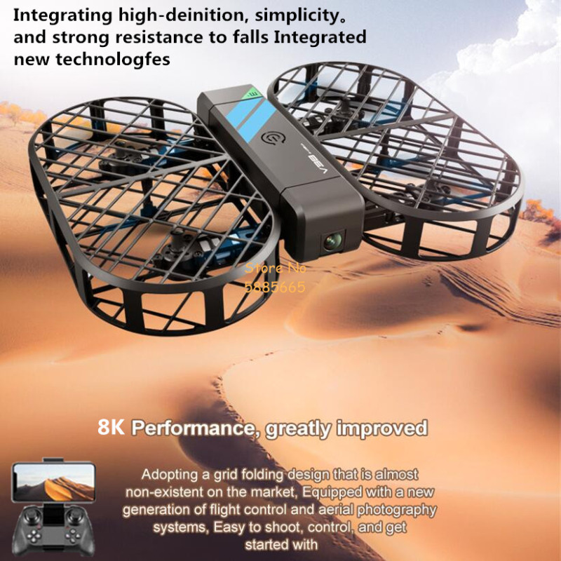 8K HD-camera 360° °   Bescherm - Drone Battery Case recensie en prijs